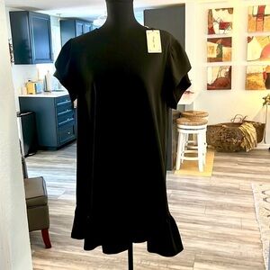 NWT, Hongyu Amy, Poly/Spandex Stretchy Dress, Elegant Black, Size 2X (Fits XL)